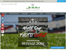 Tablet Screenshot of jadeoptical.com